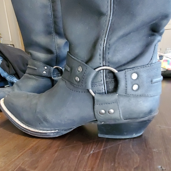 Genuine leather moto boots - Picture 2 of 3